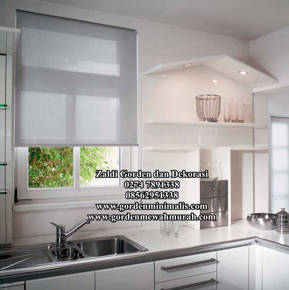 Gorden roller blind murah bahan dimout semiblackout