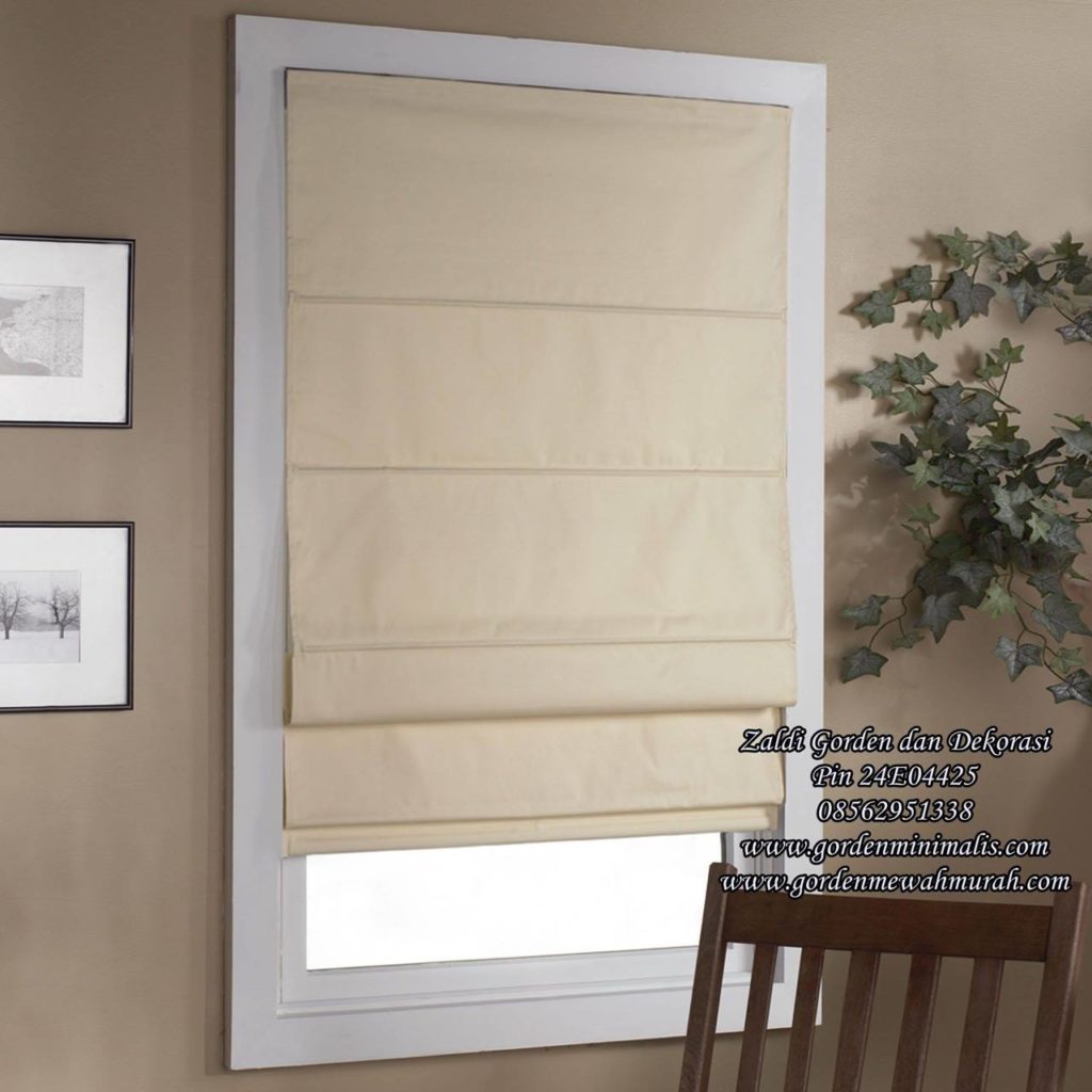 Gorden Roman Shade roller blind gorden lipat minimalis 