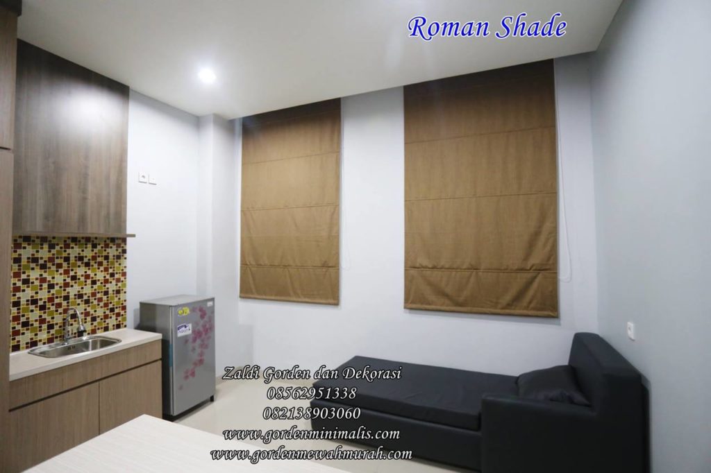 Gorden Roman Shade roller blind gorden lipat minimalis