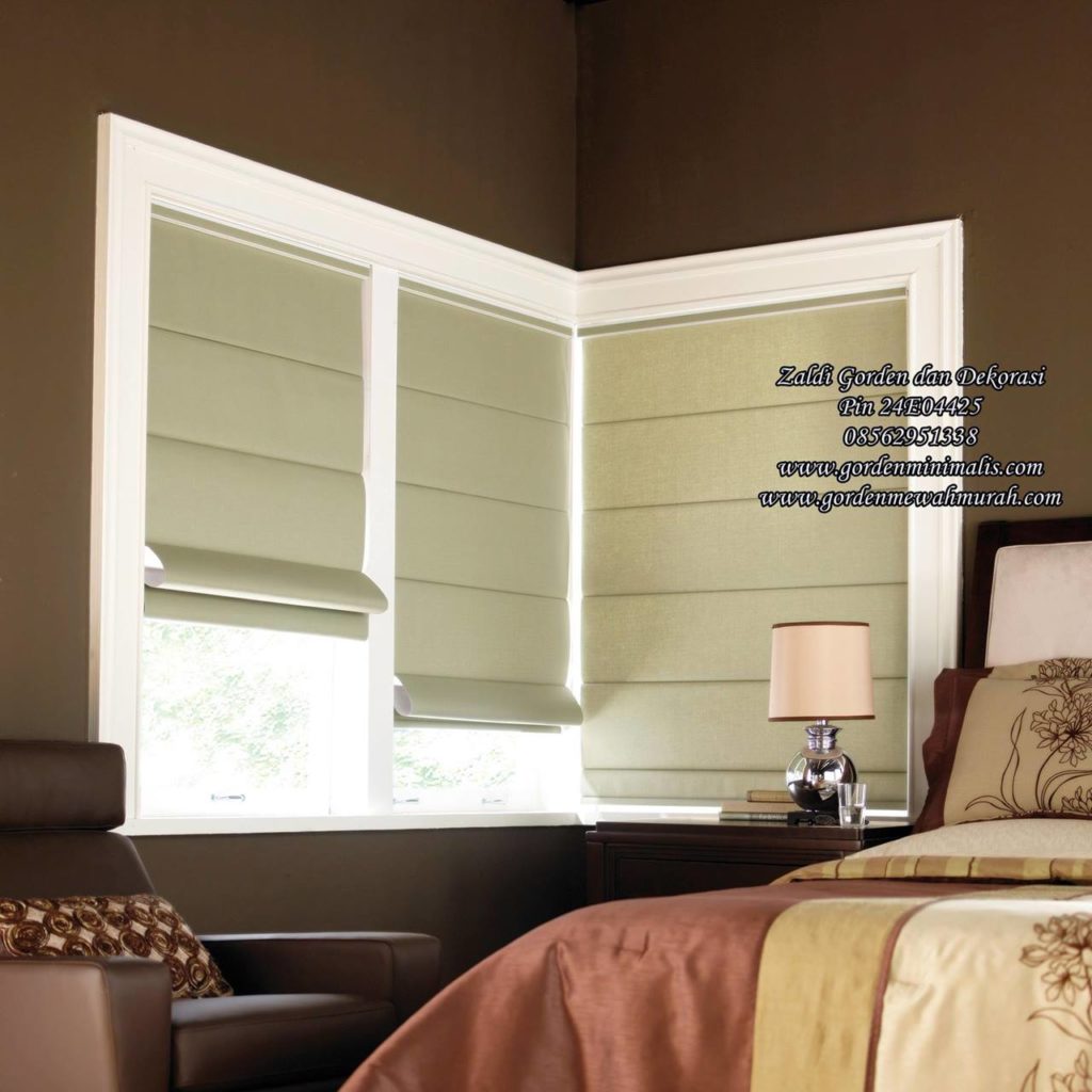 Gorden Roman Shade roller blind gorden lipat minimalis