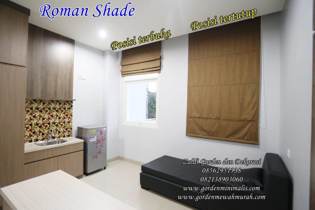 Gorden Roman Shade roller blind gorden lipat minimalis