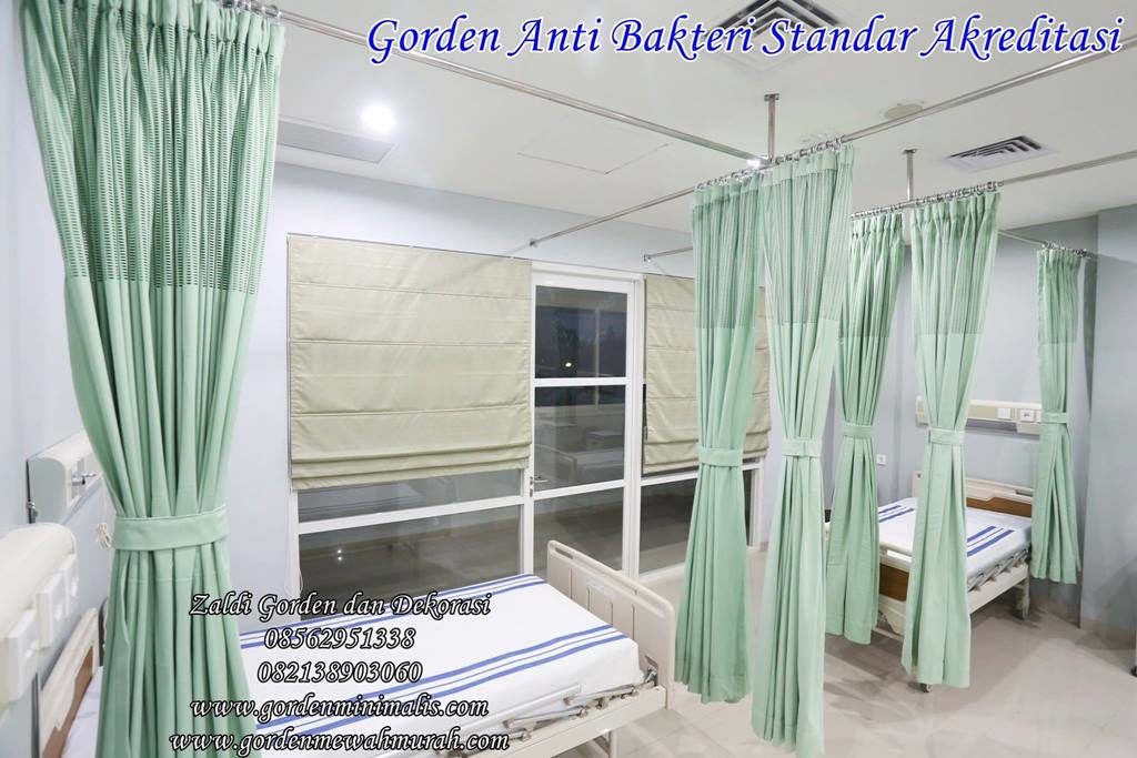 gorden rumah sakit bahan anti bakteri ZIT