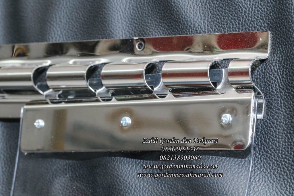 Rel stainless bracket PVC Strip curtain gorden plastik