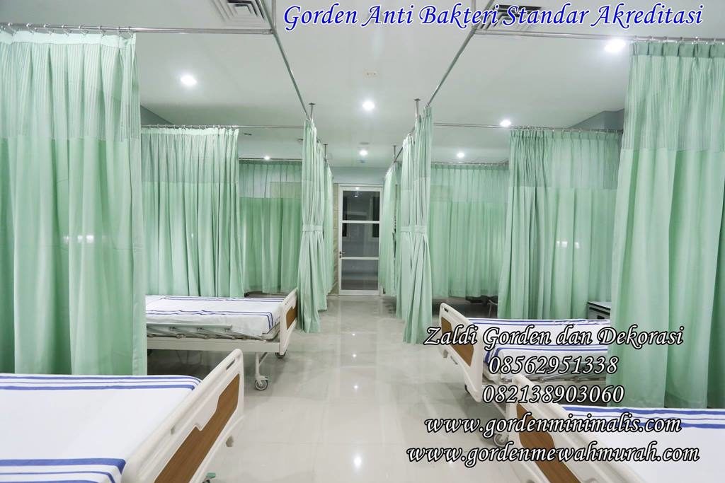 gorden rumah sakit bahan anti bakteri