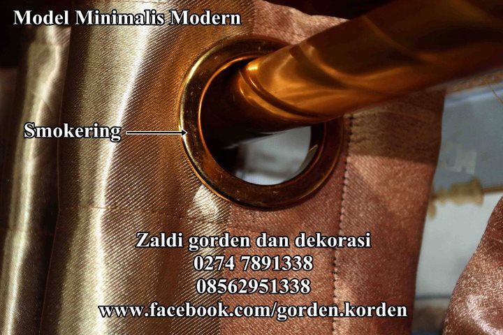 Gorden smokering gorden eyelet gorden minimalis modern