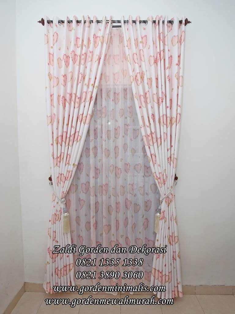 model Gorden Shabby chic minimalis terbaru motif love