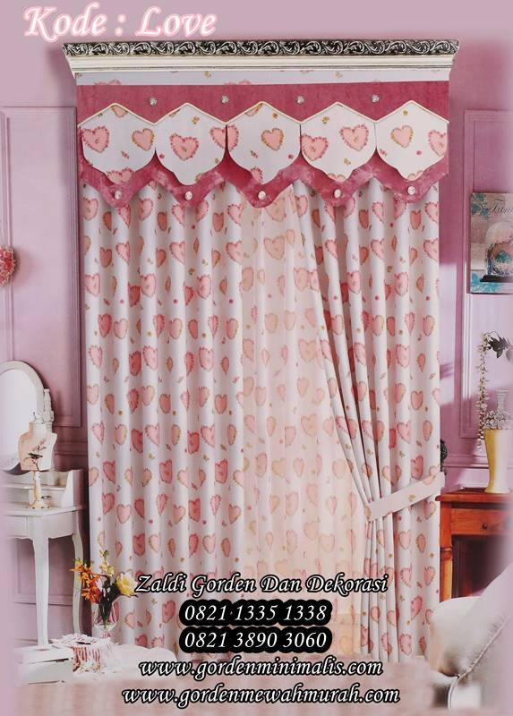 model Gorden Shabby chic minimalis terbaru motif love