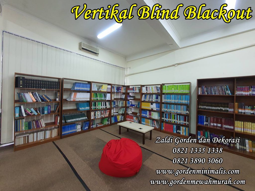 Gorden Vertikal Blind blackout untuk dikantora