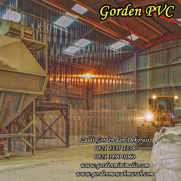 PVC Strip Curtain Gorden pvc Plastik transparan untuk penyekat rumah makan restoran pabrik gudang