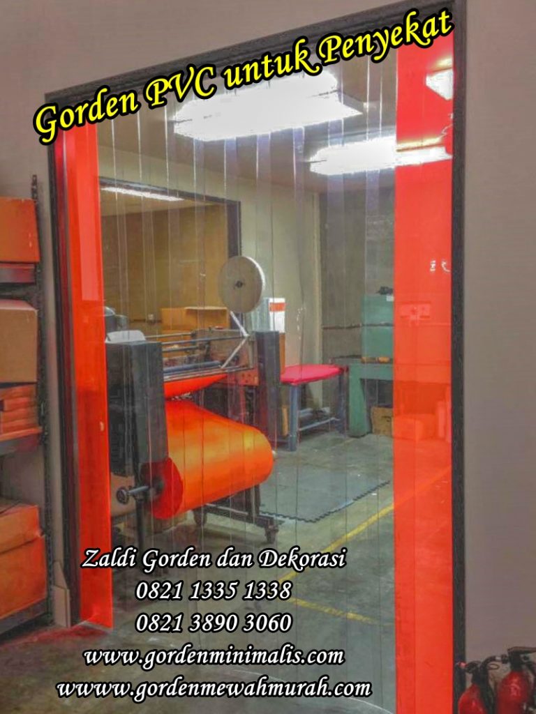 PVC Strip Curtain Gorden pvc Plastik transparan untuk penyekat