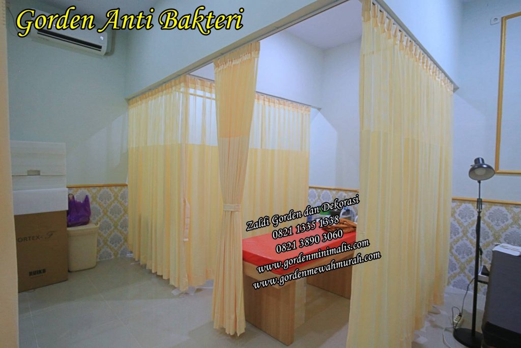 Gorden anti bakteri untuk penyekat ruangan standar akreditasi