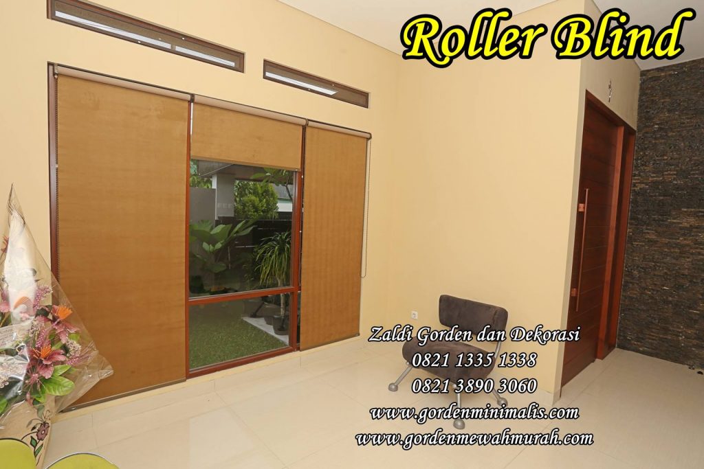 Roller Blind kantor murah bahan blackout