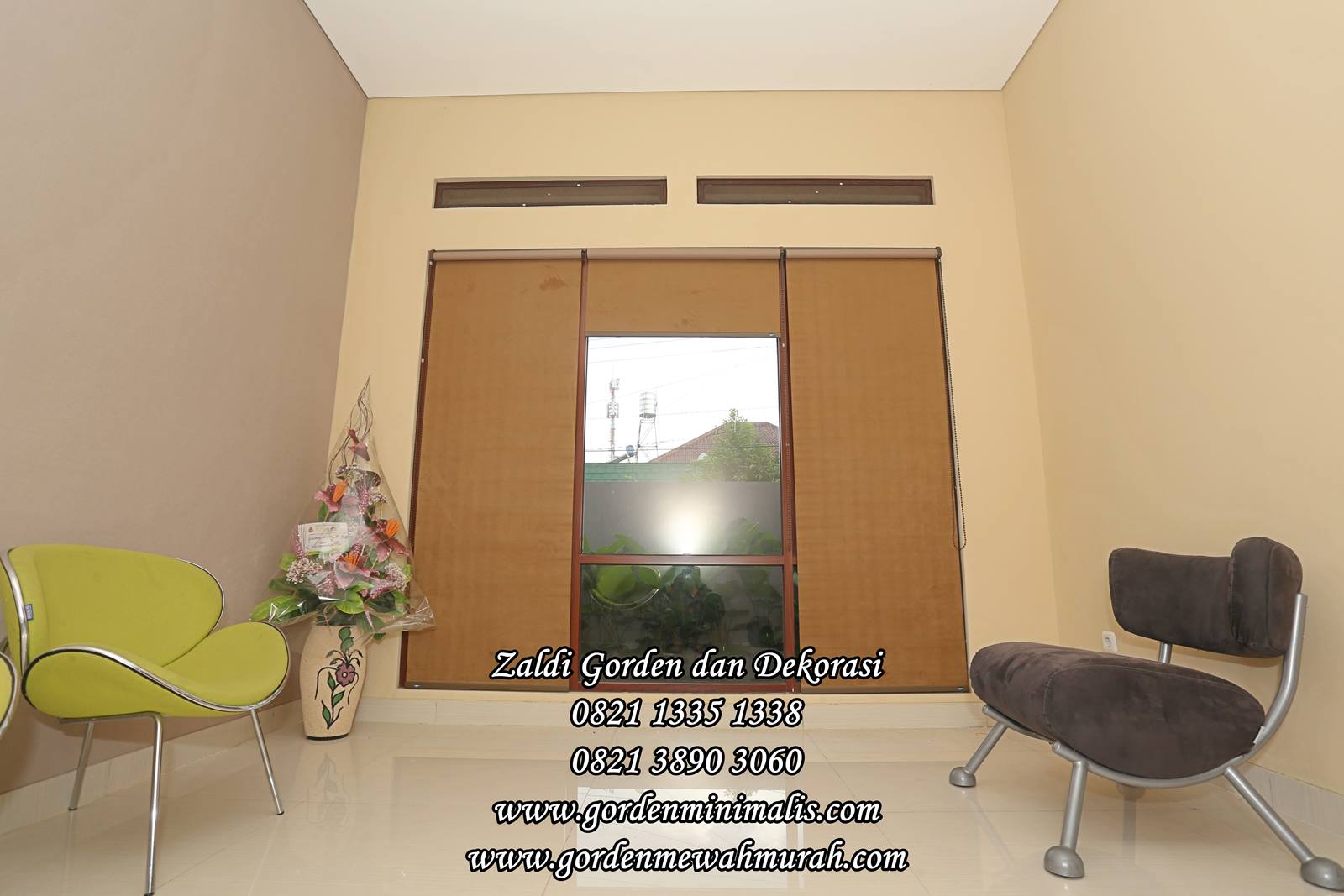 Gorden Roller blind outdoor dan indoor kantor onna sharp point informa ...