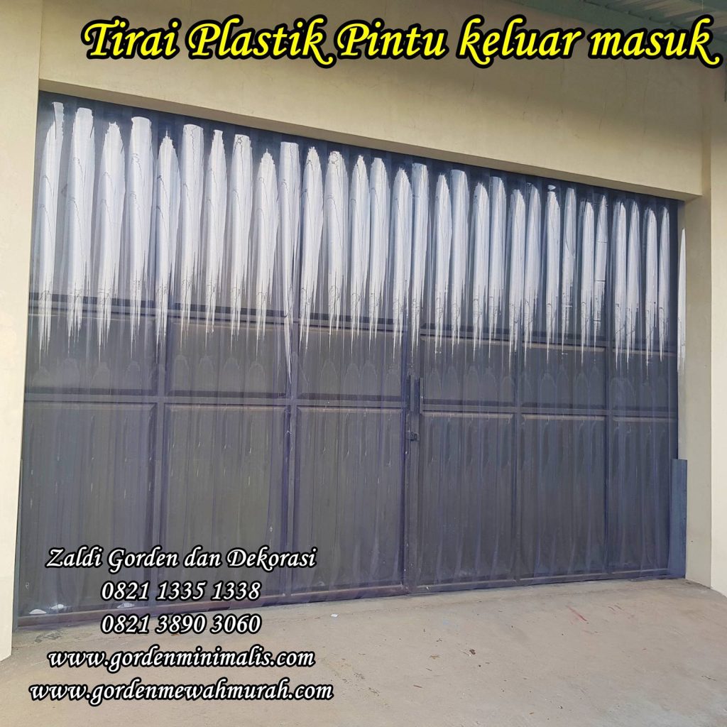 Tirai Plastik untuk pintu keluar masuk ruang pendingin cold storage