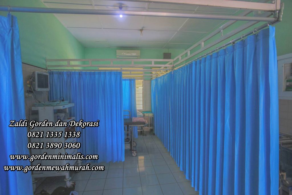 Gorden rumah sakit kain pvc