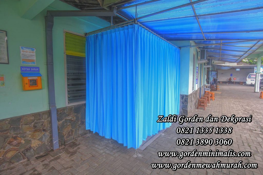 Gorden rumah sakit kain pvc