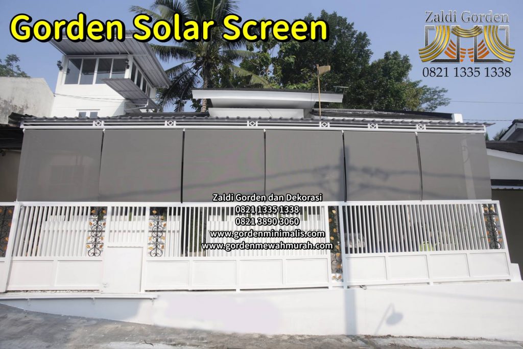 Gorden tampias Hujan sollar Blind suntex blind roller screen