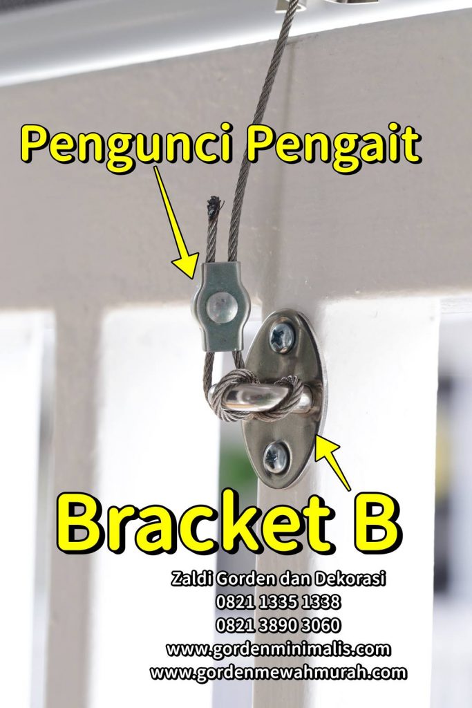 Bracket penahan pengait terbaik untuk gorden outdoor