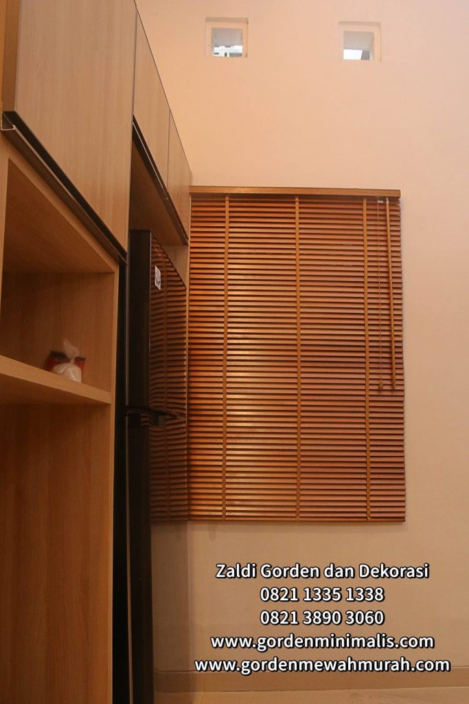 gorden kayu wooden Blind