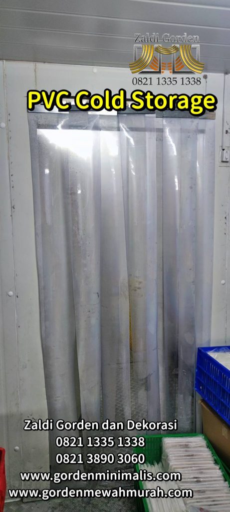 Tirai Gorden PVC Plastik Cold storage ruang pendingin