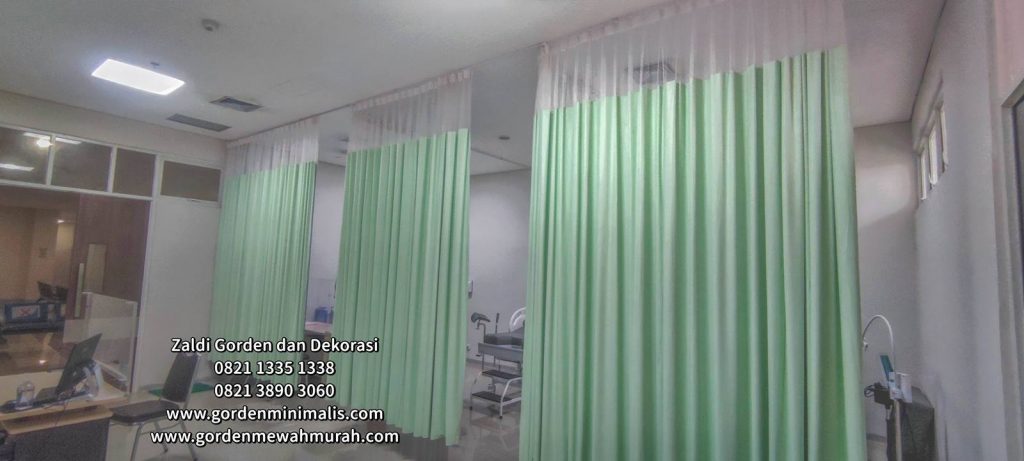Gorden PVC untuk rumah sakit anti noda