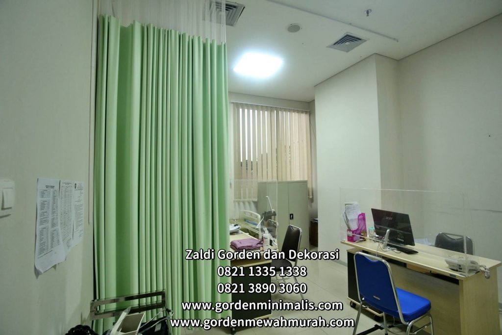 Gorden PVC untuk rumah sakit anti noda