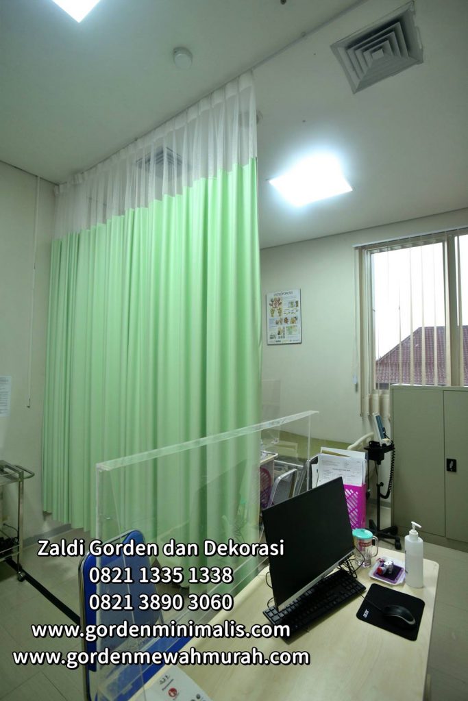 Gorden PVC untuk rumah sakit anti noda