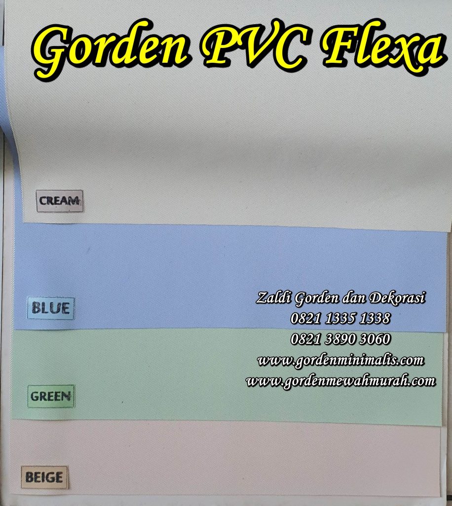 Pilihan Warna Gorden rumah sakit full pvc flexa rumah sakit