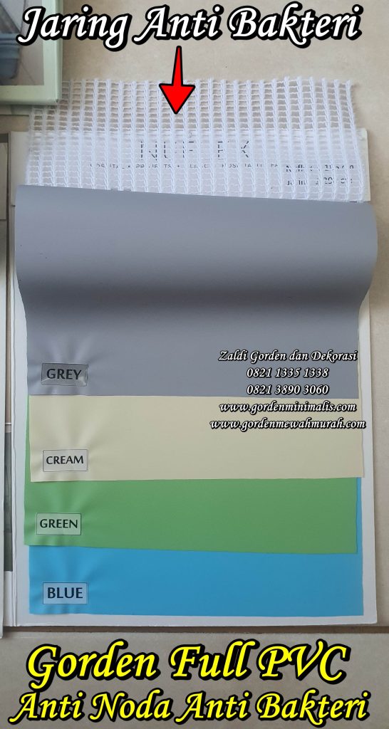 Pilihan Warna Gorden rumah sakit full pvc rumah sakit