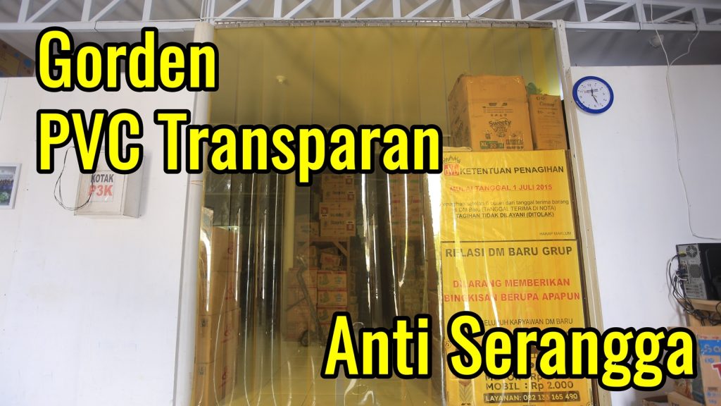 Gorden Plastik transparan anti hama serangga