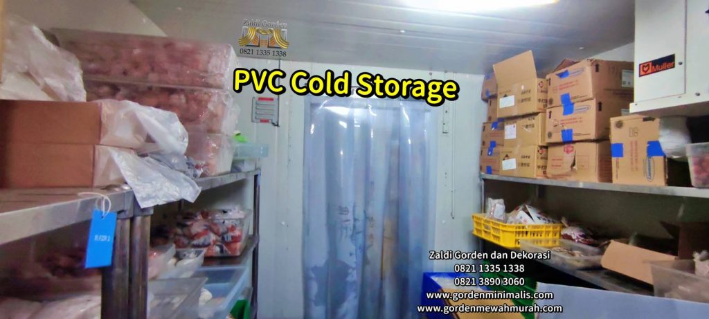 Gorden Plastik transparan untuk cold storage