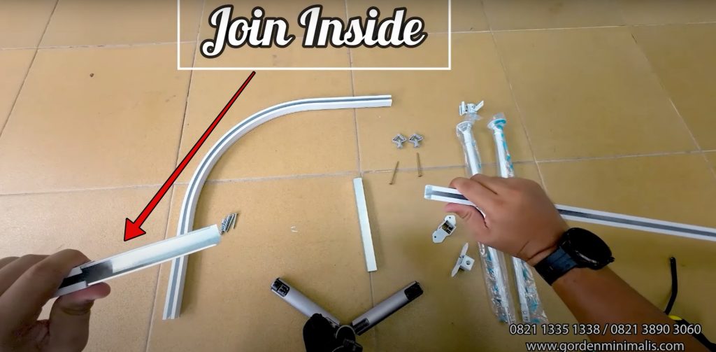 Join inside rel lengkung gorden rumah sakit