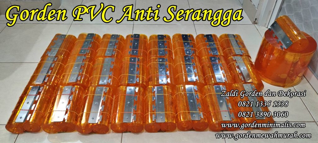 Gorden PVC Transparan atau PVC Strip Curtain Anti-Insect (Anti Serangga)