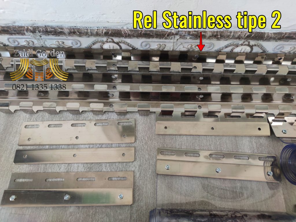 Gorden plastik transparan pvc strip curtain