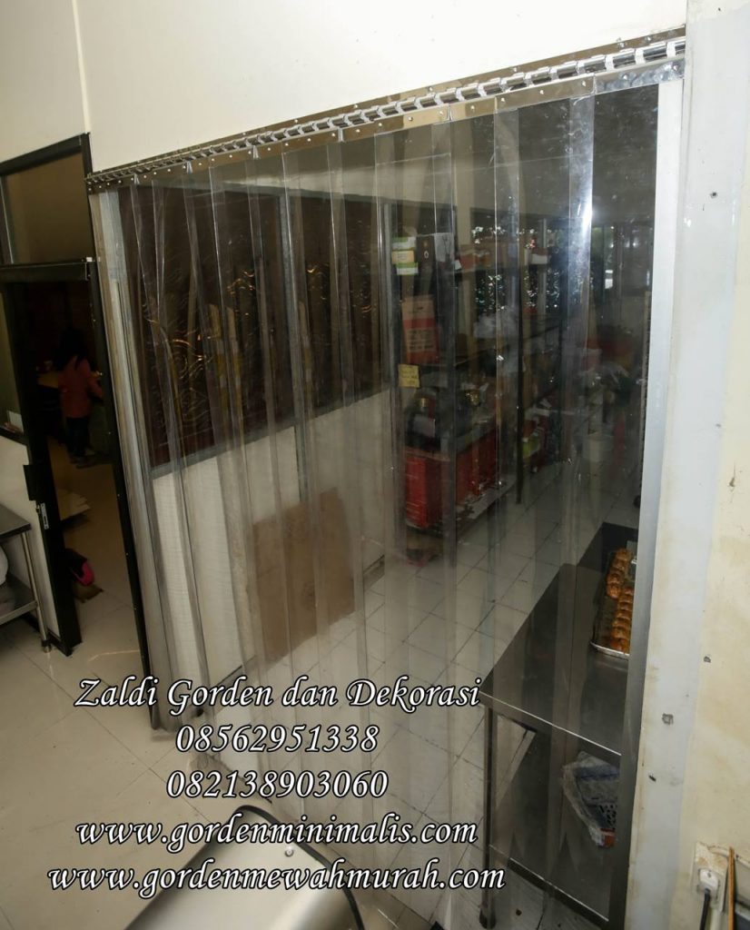 Gorden plastik transparan pvc strip curtain