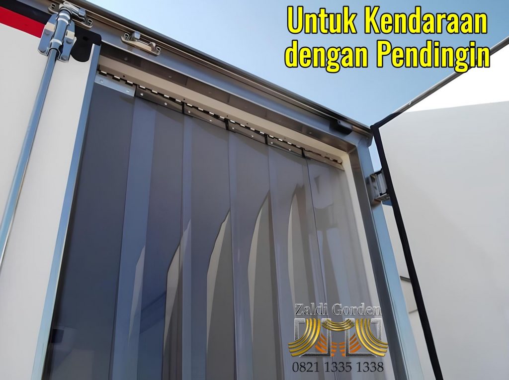 Gorden Plastik Transparan di Riau Bengkalis untuk ruang pendingin