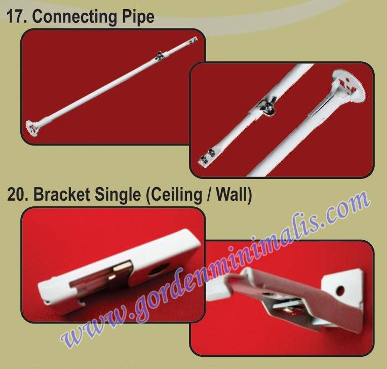 connecting pipe ceiling bracket