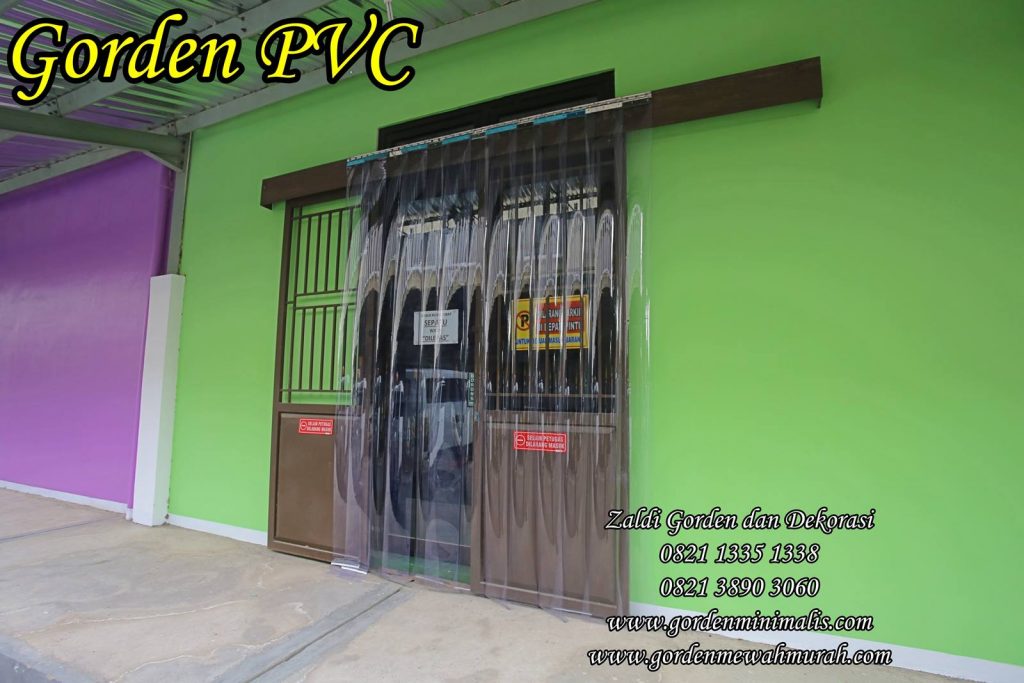 Gorden Plastik transparan untuk pintu PVC Strip Curtain 