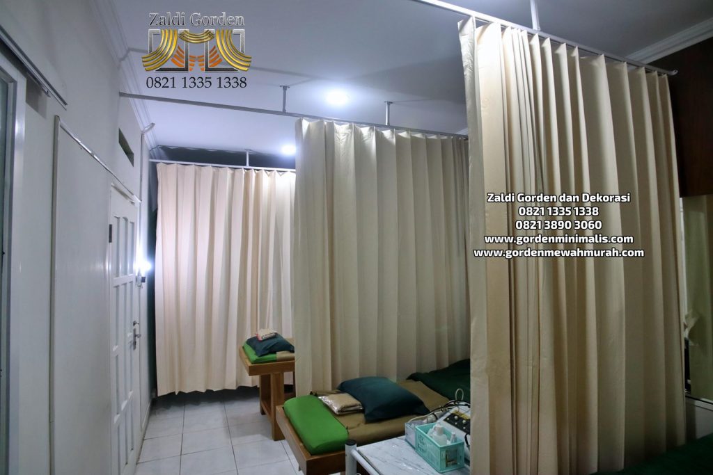 Gorden Rumah Sakit Bahan PVC anti noda anti bakteri fire retandant