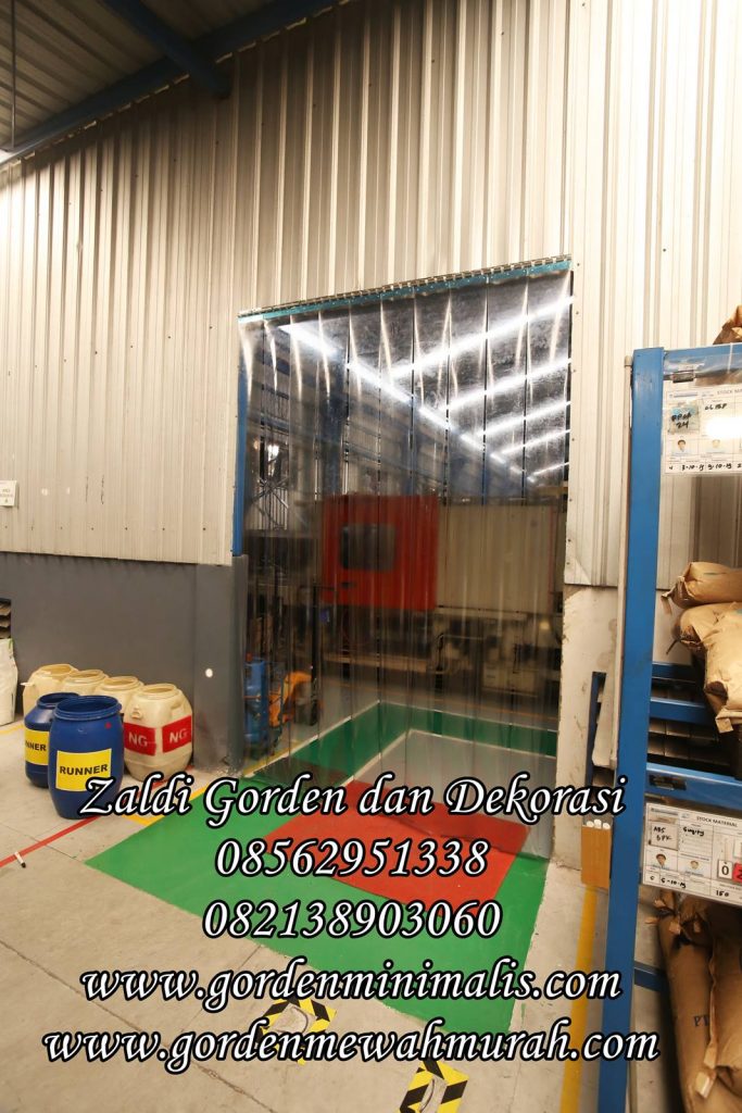 Tirai Plastik Transparan PVC Strip Curtain