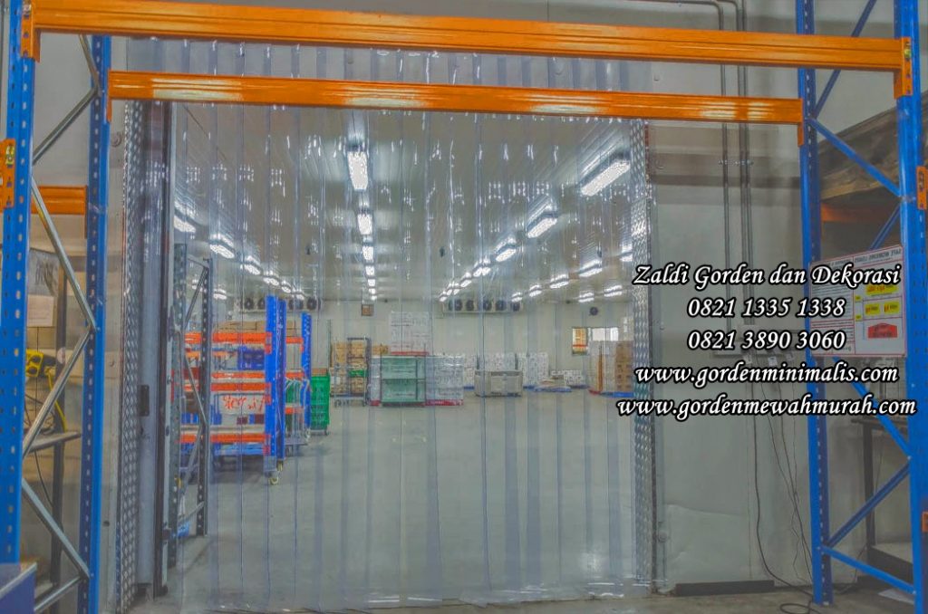 Tirai Gorden Plastik Transparan PVC Strip Curtain