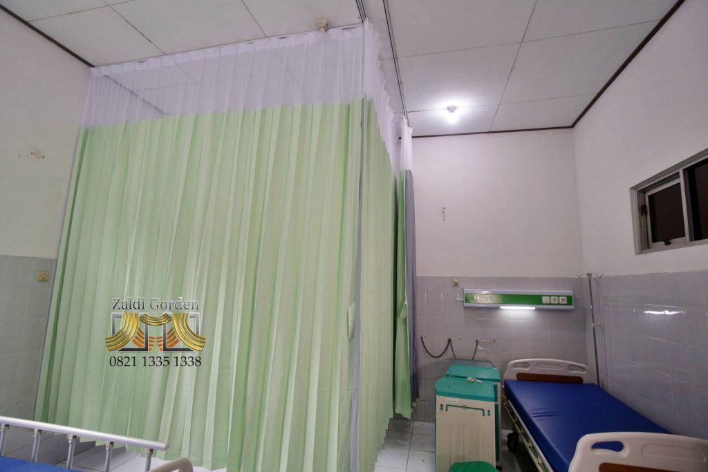 Gorden PVC Gorden Rumah Sakit anti noda anti bakteri fire retandant 20