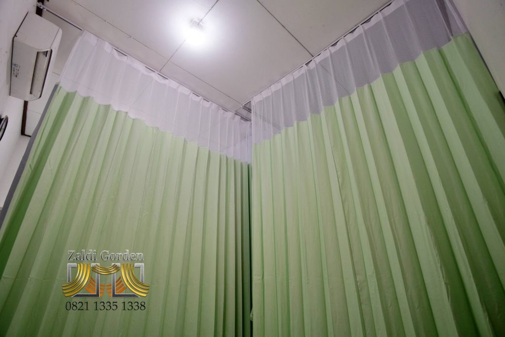 Gorden PVC Gorden Rumah Sakit anti noda anti bakteri fire retandant 9