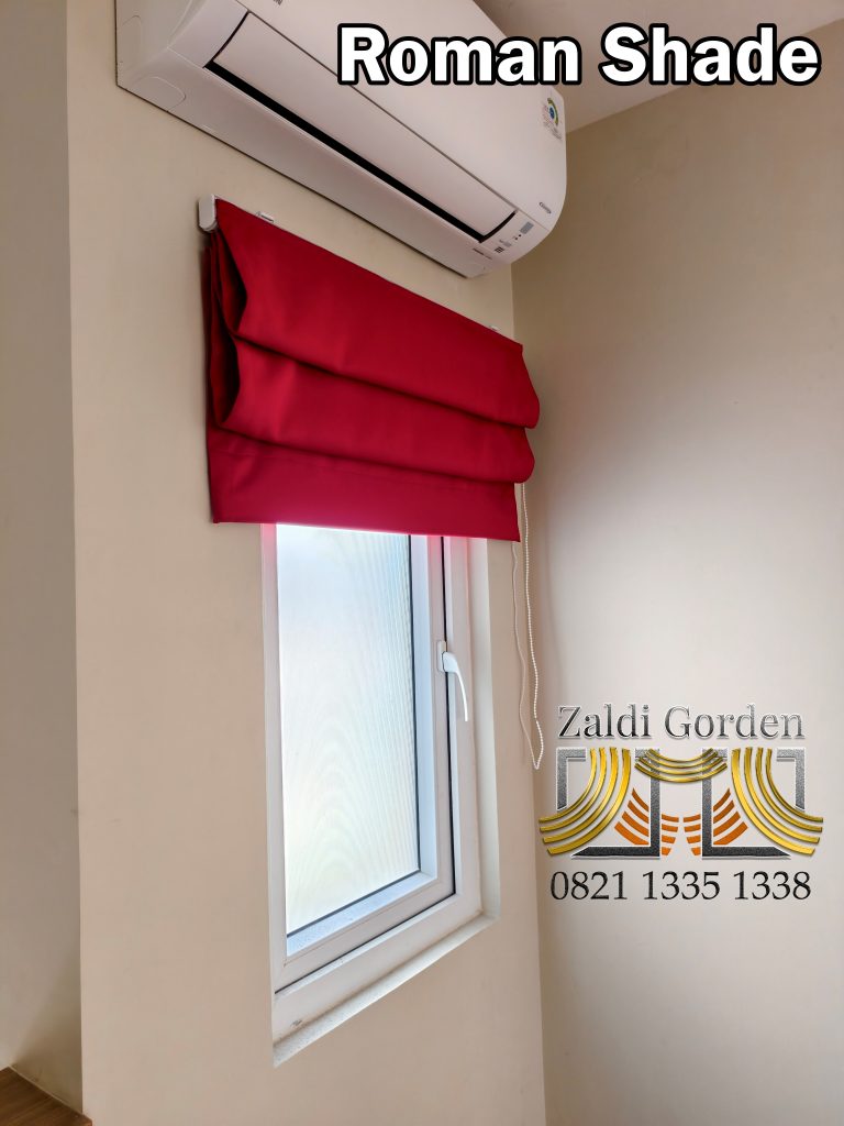 Gorden Roman Shade untuk jendela minimalis modern 1