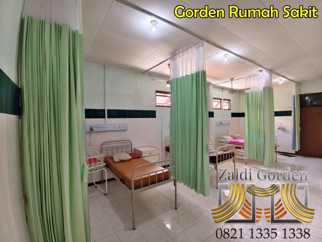 Gorden Rumah Sakit Bahan PVC anti noda anti bakteri 1Tirai Plastik Transparan