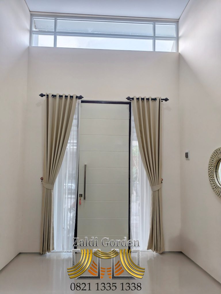 Gorden Minimalis bahan blackout terbaru tahun 2025 a