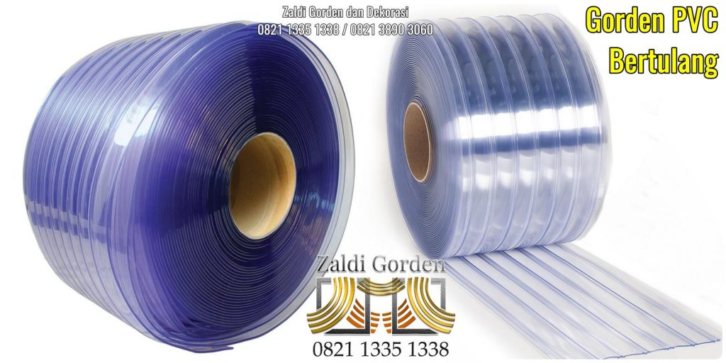 tirai plastik transparan bertulang 14