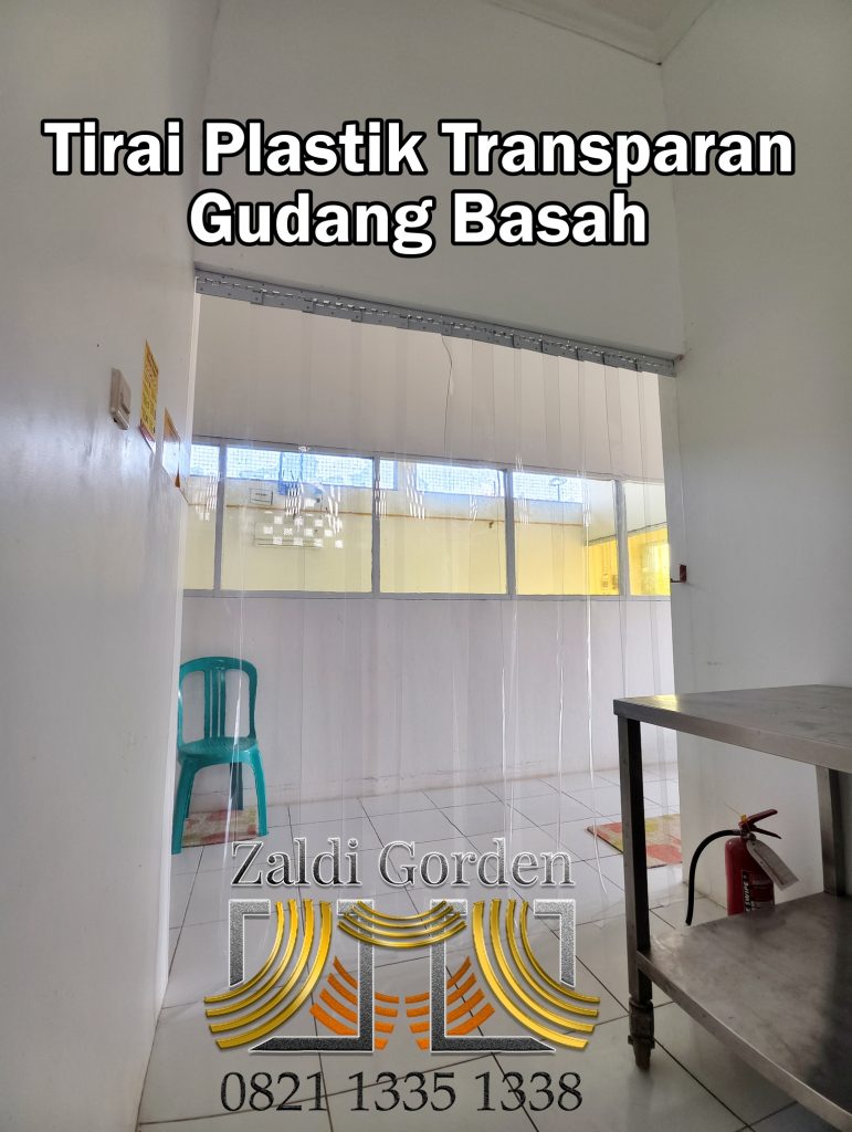 Tirai Plastik transparan untuk dapur Gudang Basah Program Makan siang bergizi gratis mbg 4Tirai Plastik Transparan