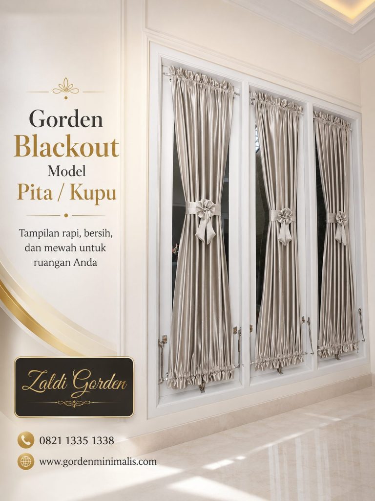 Gorden Jendela Minimalis Model Pita 1