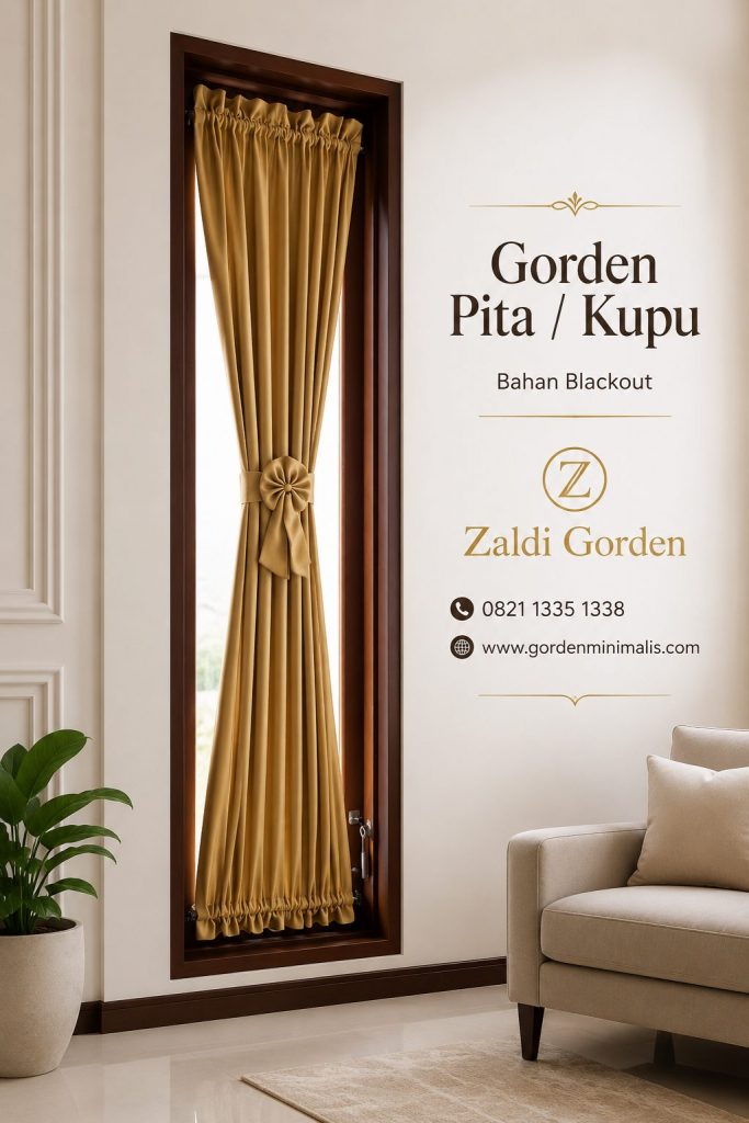 Gorden Jendela Minimalis Model Pita 16